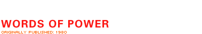 Words of Power