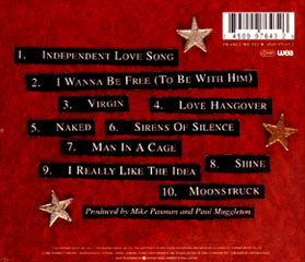 Naked by Scarlet, back inlay Naked by Scarlet, back inlay