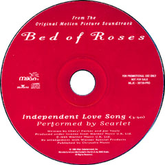 Independent Love Song 1-track promo, disc Independent Love Song 1-track promo, disc