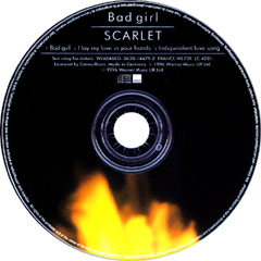 Bad Girl CD1 by Scarlet, disc Bad Girl CD1 by Scarlet, disc