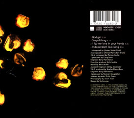 Bad Girl CD2 by Scarlet, back cover Bad Girl CD2 by Scarlet, back cover